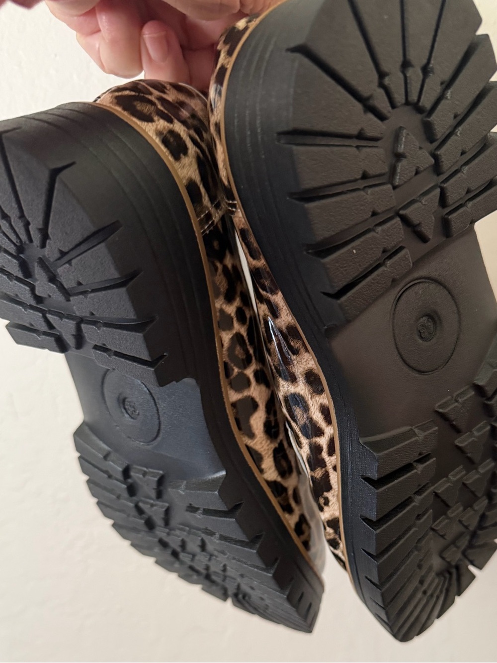 Leopard Print Patent Loafers - Picture 4 of 4